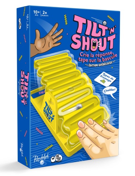JEU TILT 'N' SHOUT - ÉDITION QUÉBÉCOISE - Version française