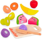 BATTAT WOODY - ENSEMBLE DE FRUITS À COUPER EN BOIS "CHOP 'N' PLAY"
