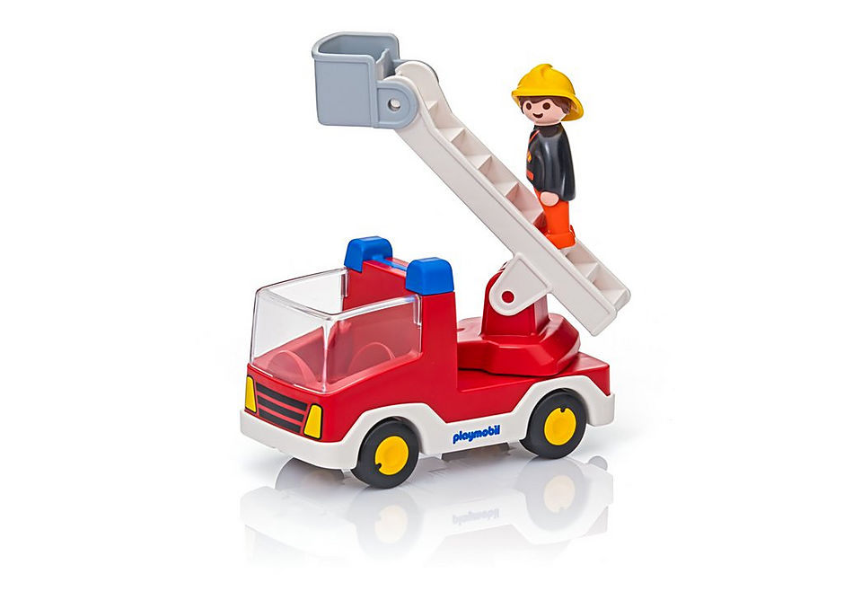 PLAYMOBIL JUNIOR - CAMION DE POMPIER AVEC ECHELLE #71683