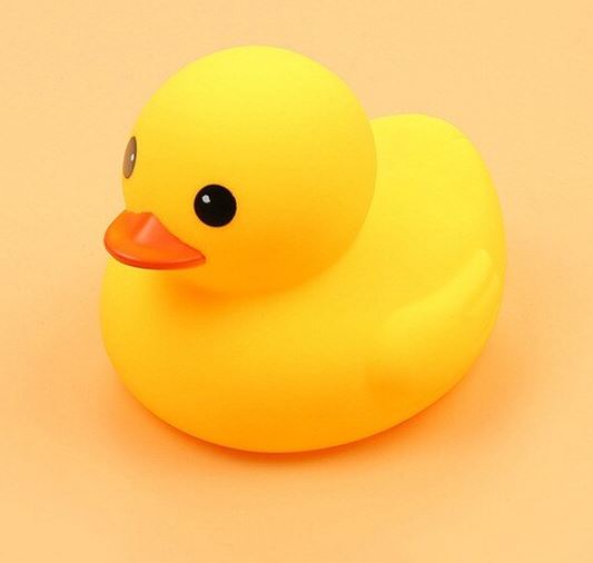 CANARD JAUNE EN CAOUTCHOUC DE 4 POUCES