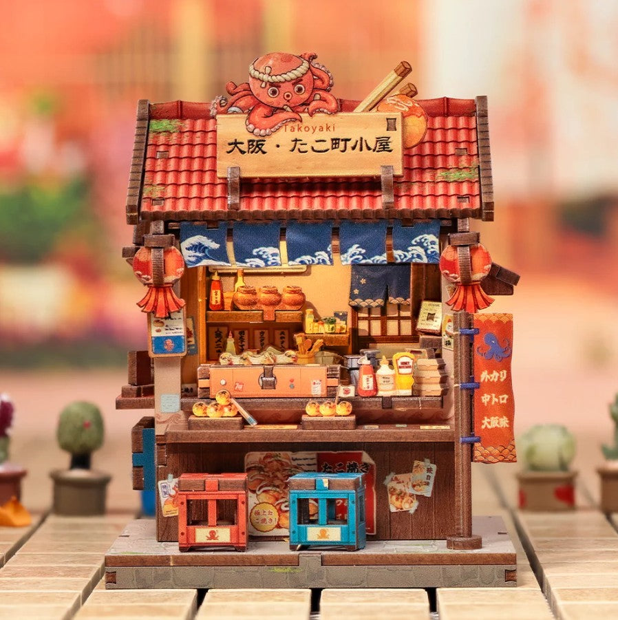 MAISON DE BRICOLAGE DIY - SÉRIE DE MINI MAGASINS CUTEBEE - TAKOYAKI D'OSAKA MINI MAGASIN