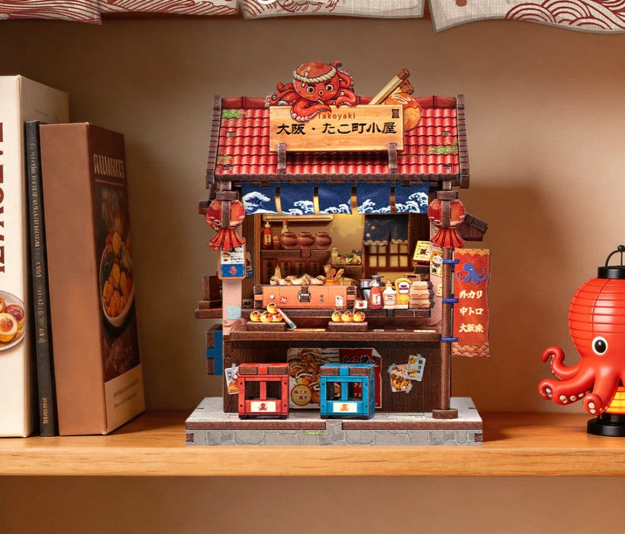 MAISON DE BRICOLAGE DIY - SÉRIE DE MINI MAGASINS CUTEBEE - TAKOYAKI D'OSAKA MINI MAGASIN