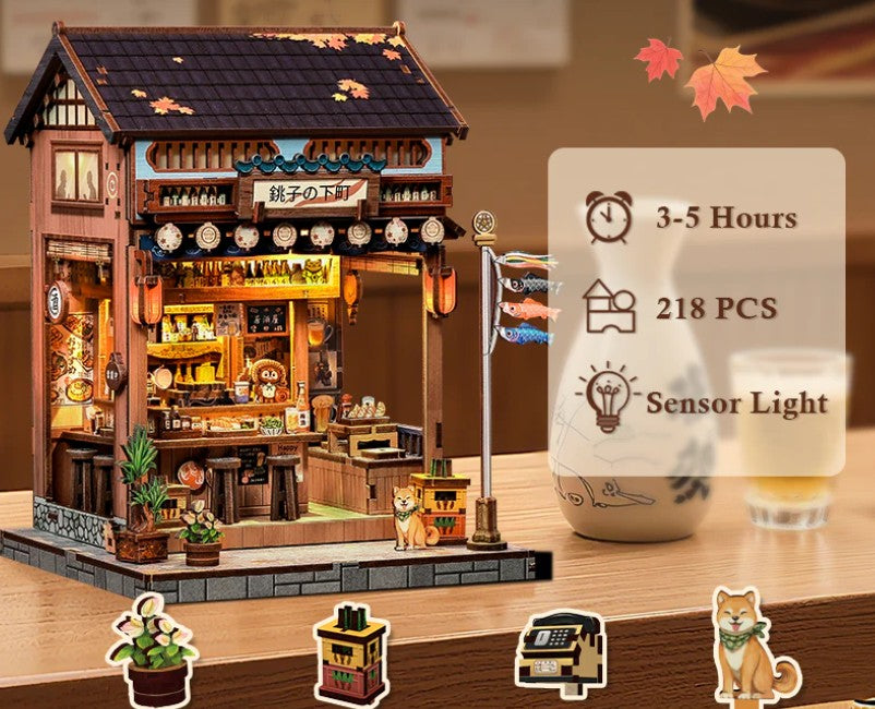 DIY MINIATURE HOUSE KIT - CHOSHI NO SHITAMACHI (AUTHENTIC JAPANESE STREET)