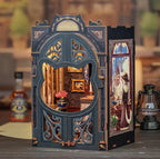 BOOK NOOK BRICOLAGE DIY -  LE BUREAU DU COMTE CHAT (INSERTION D'ÉTAGÈRE DE COIN DE LIVRE)