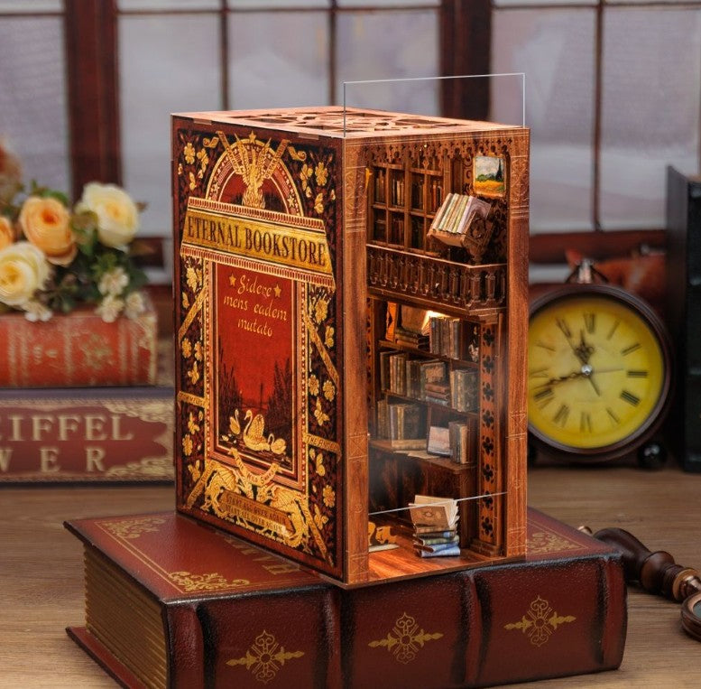 BOOK NOOK DIY - ETERNAL BOOKSHELF (BOOK CORNER SHELF INSERT)