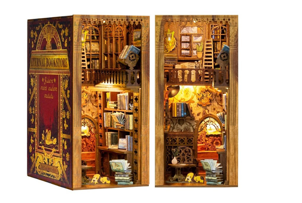 BOOK NOOK DIY - ETERNAL BOOKSHELF (BOOK CORNER SHELF INSERT)