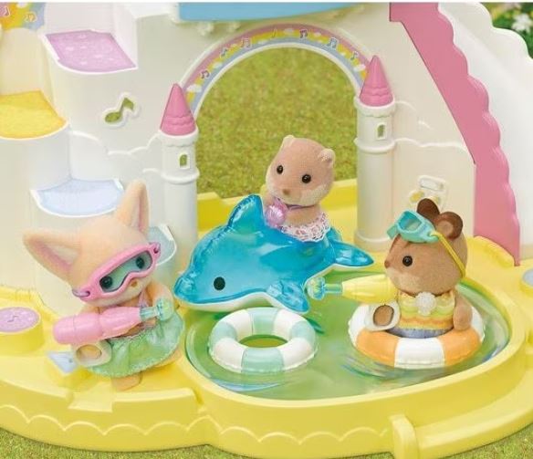 CALICO CRITTERS - AMIS DE LA GARDERIE - TRIO PISCINE AMUSANT