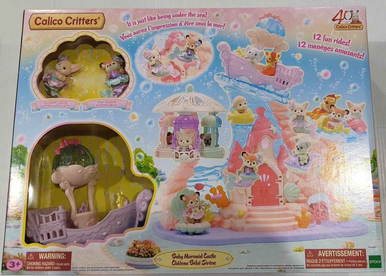 CALICO CRITTERS - ENSEMBLE DE CHÂTEAU DE BÉBÉS SIRÈNES