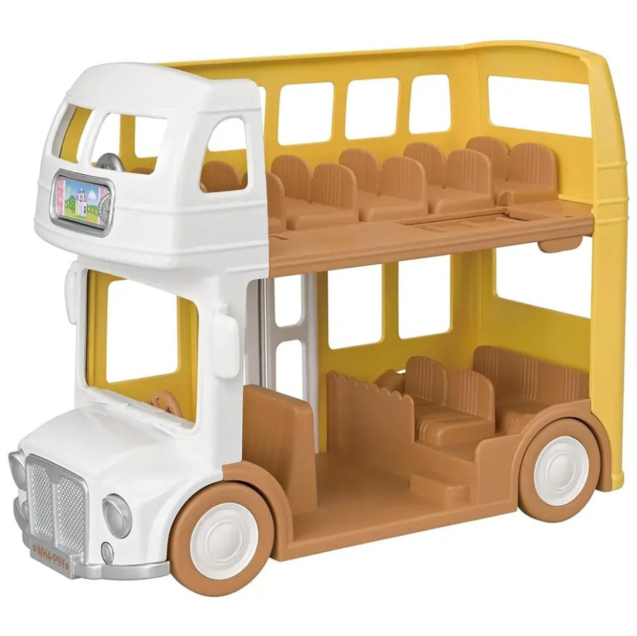CALICO CRITTERS - ENSEMBLE D'AUTOBUS À DEUX ÉTAGES POUR LA GARDERIE