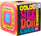 BALLE CUBE NEEDOH ANTI-STRESS - CHANGEMENT DE COULEUR 2,3" ASST