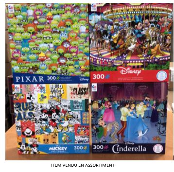 KROEGER PUZZLE 300 PIECES DISNEY - ASST