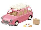 CALICO CRITTERS - VOITURE FAMILIALE ROSE (CONVERTIBLE EN ENSEMBLE DE PIQUE-NIQUE)