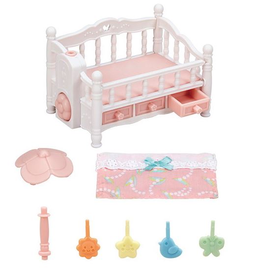 CALICO CRITTERS - BERCEAU AVEC MOBILE