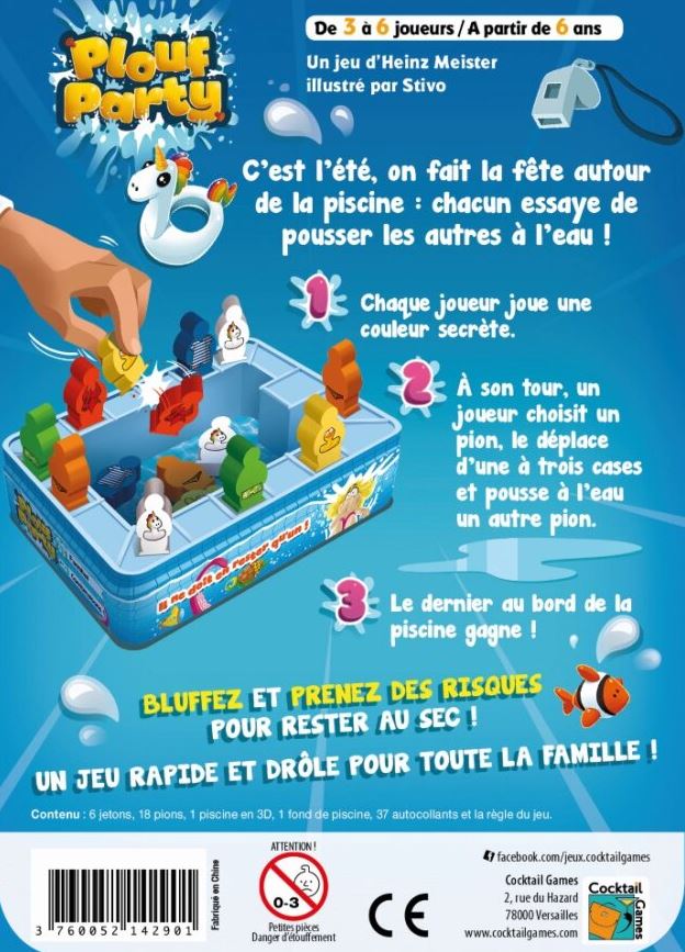 JEU PLOUF PARTY