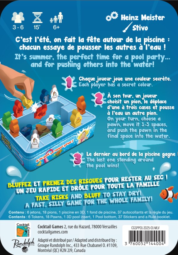 JEU SPLASH PARTY - Version multilingue