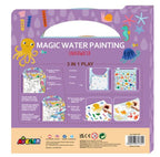 LIVRE À COLORIER AVEC CRAYON À EAU - SOUS L'OCÉAN