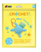 AVENIR - PORTE-CLÉS AU CROCHET - TORTUE MENTHE