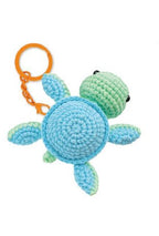 AVENIR - PORTE-CLÉS AU CROCHET - TORTUE MENTHE
