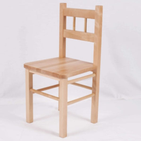 2 CHAISES POUR ENFANTS EN BOIS NATUREL