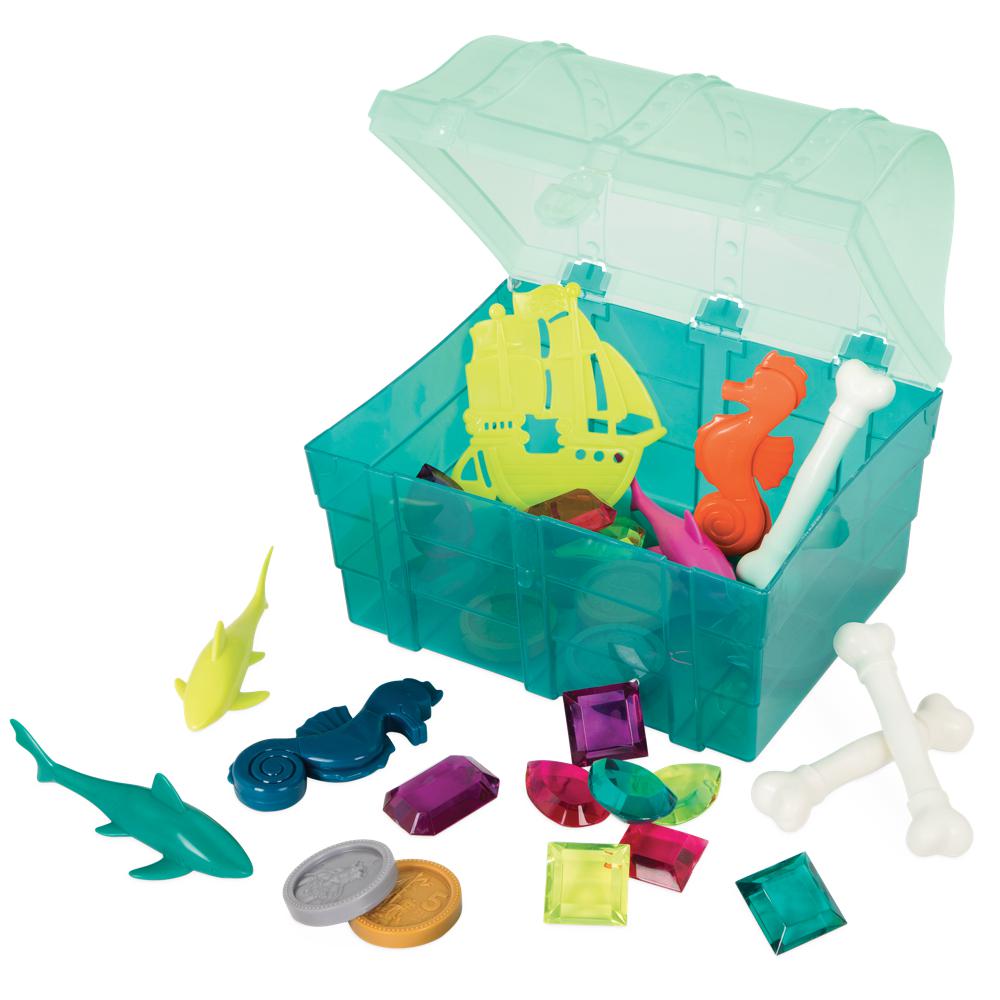 BATTAT TOYS - COFFRE DE PISCINE DE PIRATE "TREASURES AHOY!"
