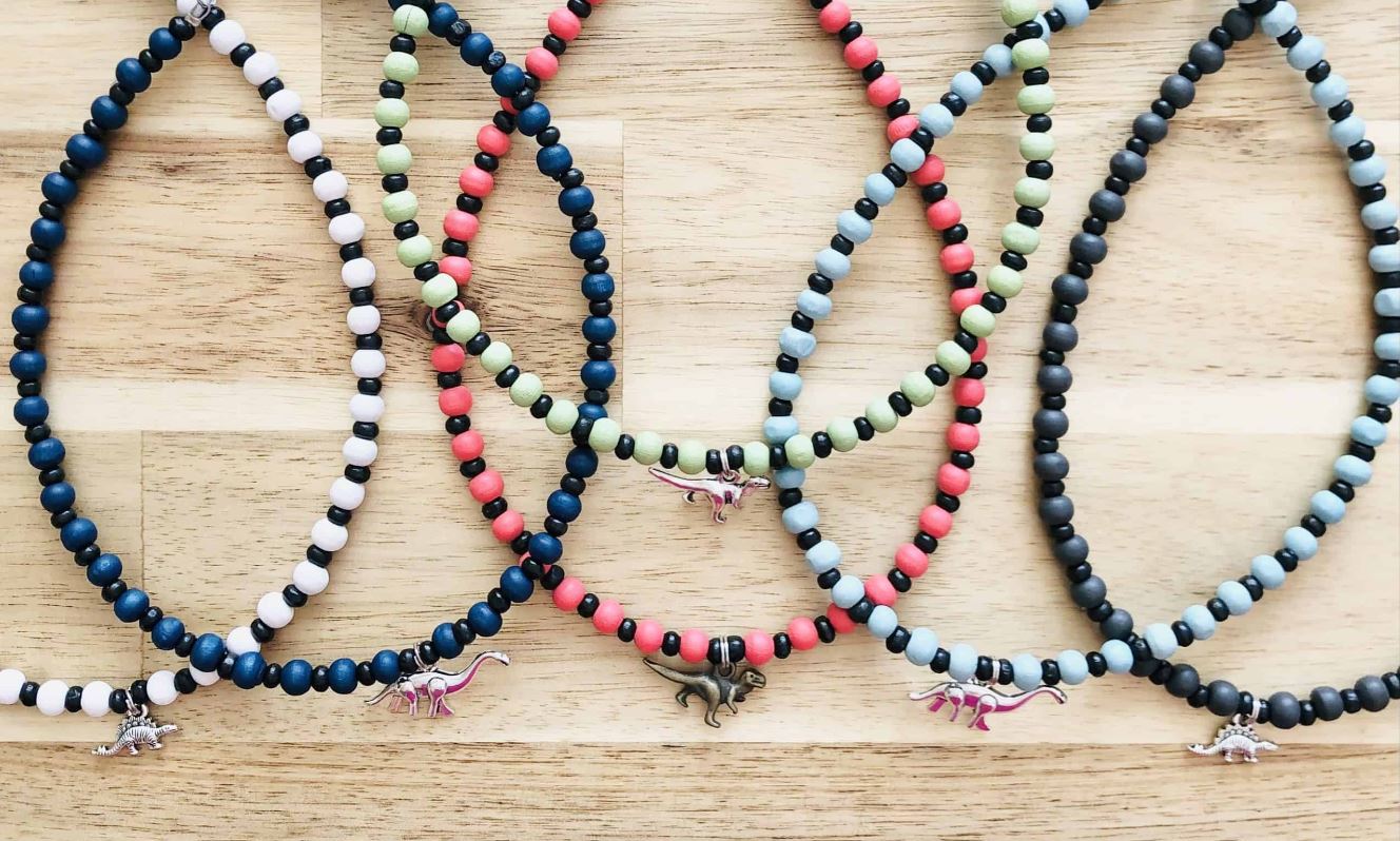 ASSORTED WOODEN BEAD NECKLACES