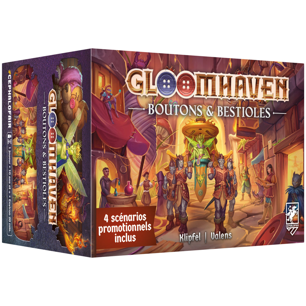 JEU GLOOMHAVEN - BOUTONS & BESTIOLES - Version française