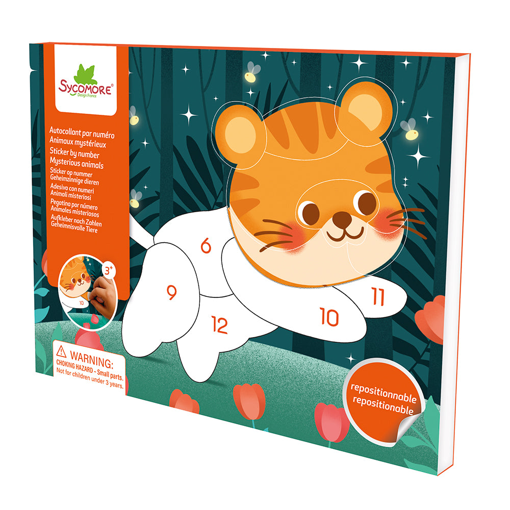 SYCOMORE POCKETS - AUTOCOLLANT PAR NUMÉRO - ANIMAUX MYSTÉRIEUX