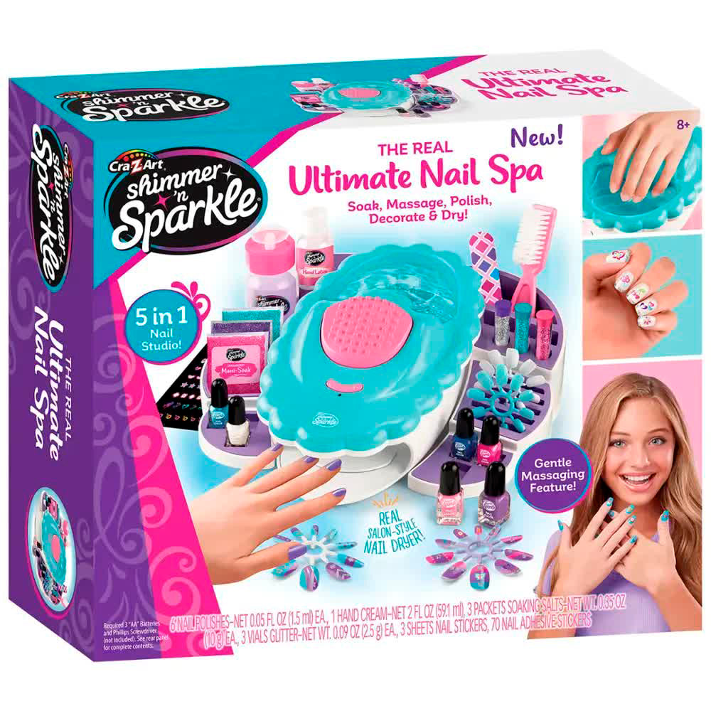 CRA-Z-ART - SALON STYLE DELUXE - ENSEMBLE POUR MANUCURE ET PÉDICURE