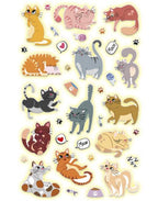 COOKY PHOSPHO - AUTOCOLLANTS CHATS