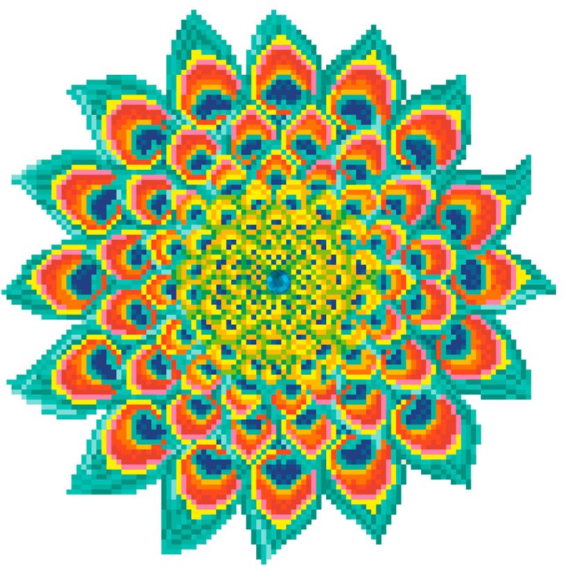 DIAMOND DOTZ - MANDALA PAON - DIAMOND PAINTING - PEINTURE À DIAMOND