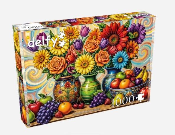 DELFY CASSE-TÊTE 1000 PIÈCES - PLAISIR FLORAL ET FRUITÉ (FLOWER FRUIT DELIGHT) #DE-26037