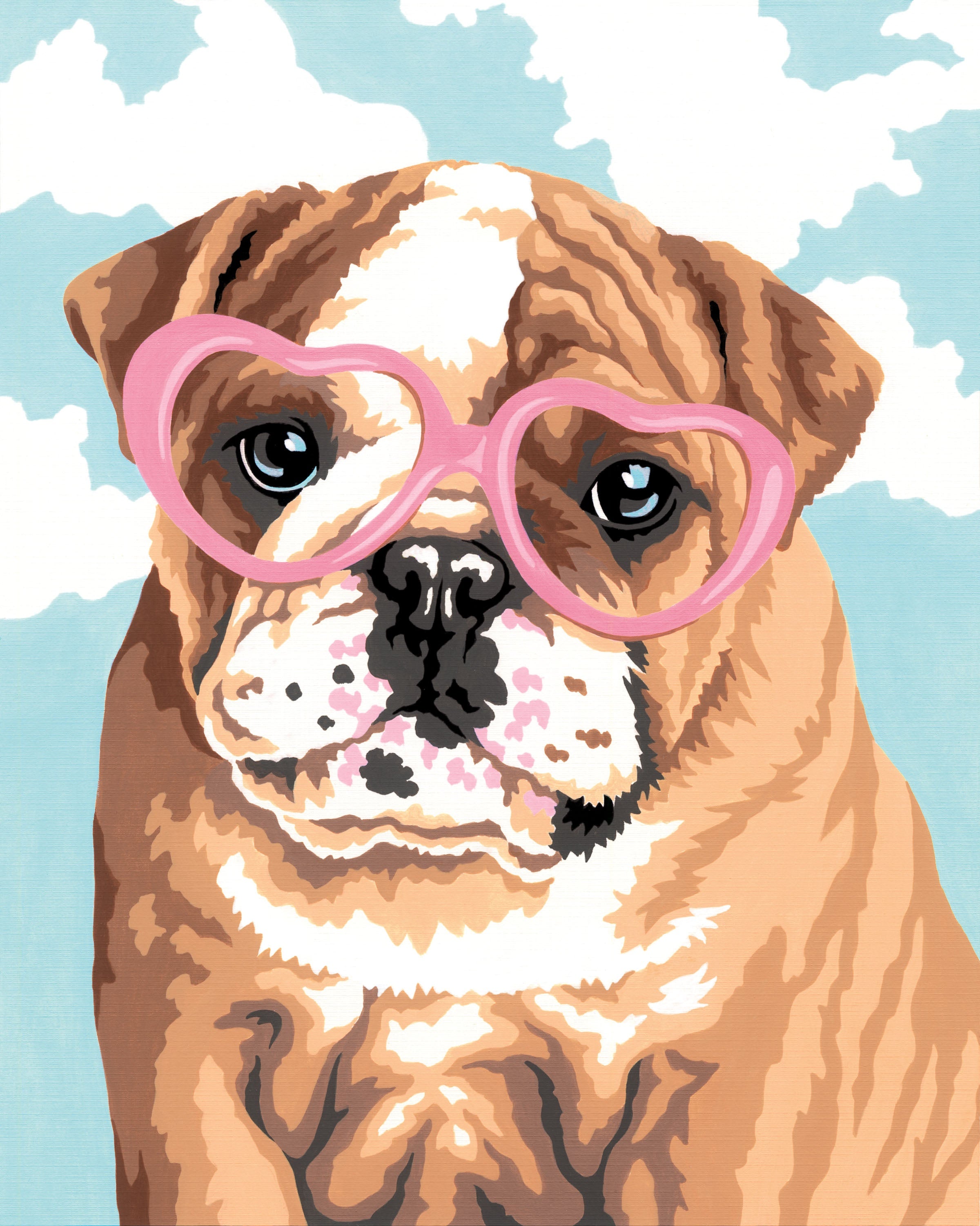 PEINTURE À NUMÉROS JUNIOR - AMOUR DE CHIEN