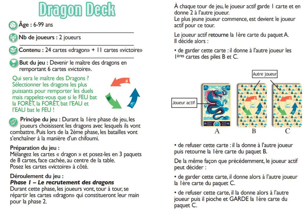 JEU DJECO - DRAGON DECK
