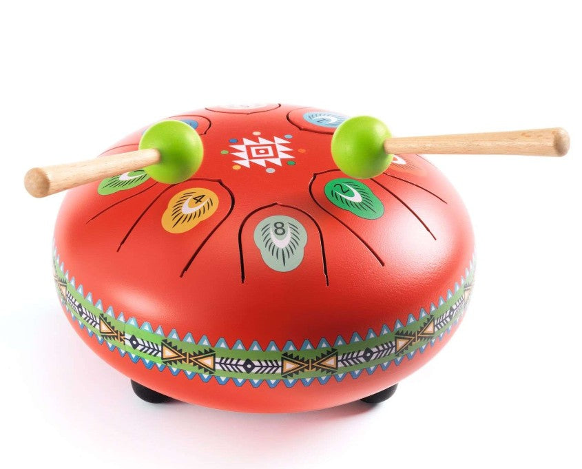 ANIMAMBO - RED TONGUE DRUM - 8 NOTES