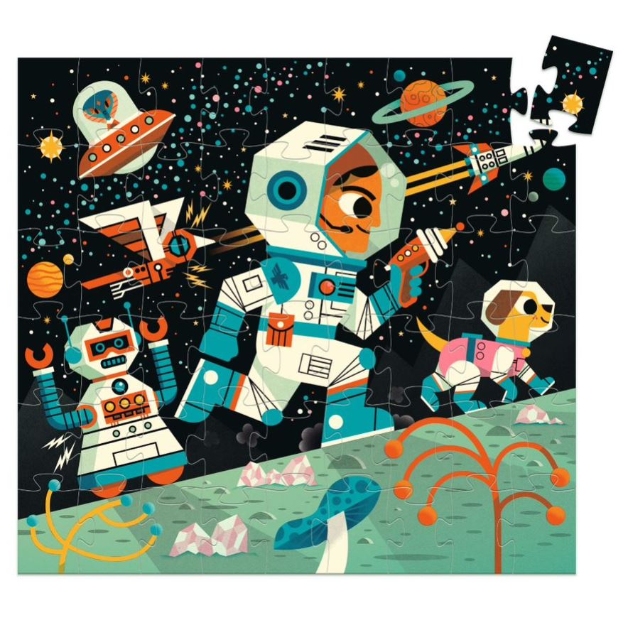 DJECO CASSE-TÊTE SILHOUETTE 54 PIÈCES - STATION SPATIALE #DJ07291