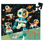 DJECO CASSE-TÊTE SILHOUETTE 54 PIÈCES - STATION SPATIALE #DJ07291