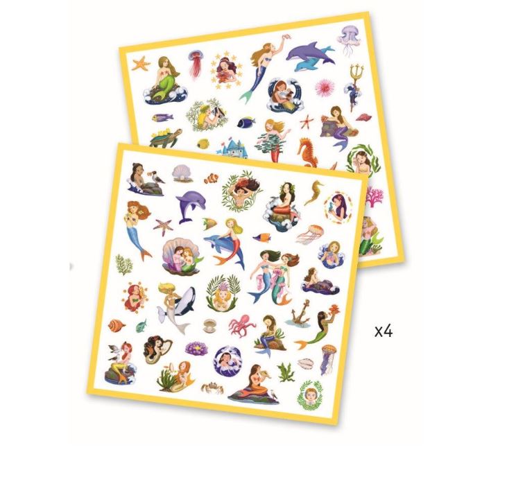 DJECO STICKERS - MERMAIDS