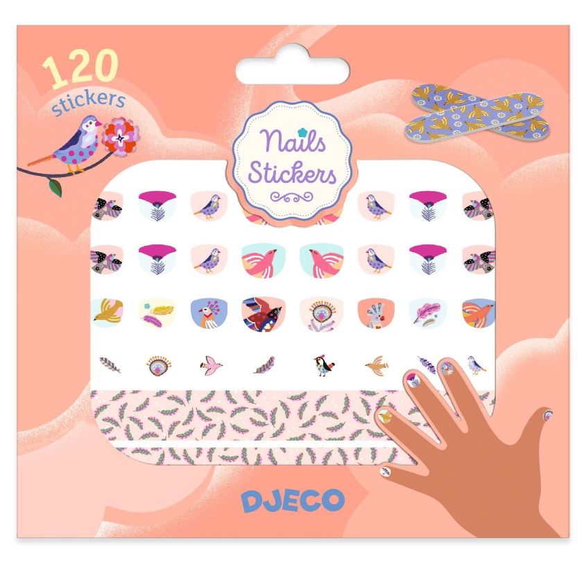 DJECO COLLANTS À ONGLES - PLUMES #CO 10#