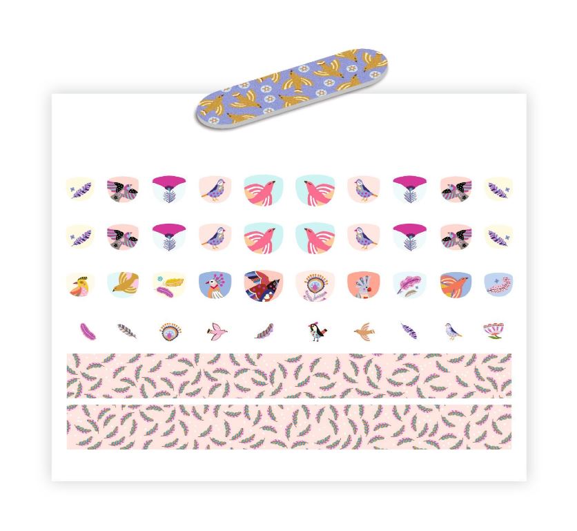 DJECO COLLANTS À ONGLES - PLUMES #CO 10#