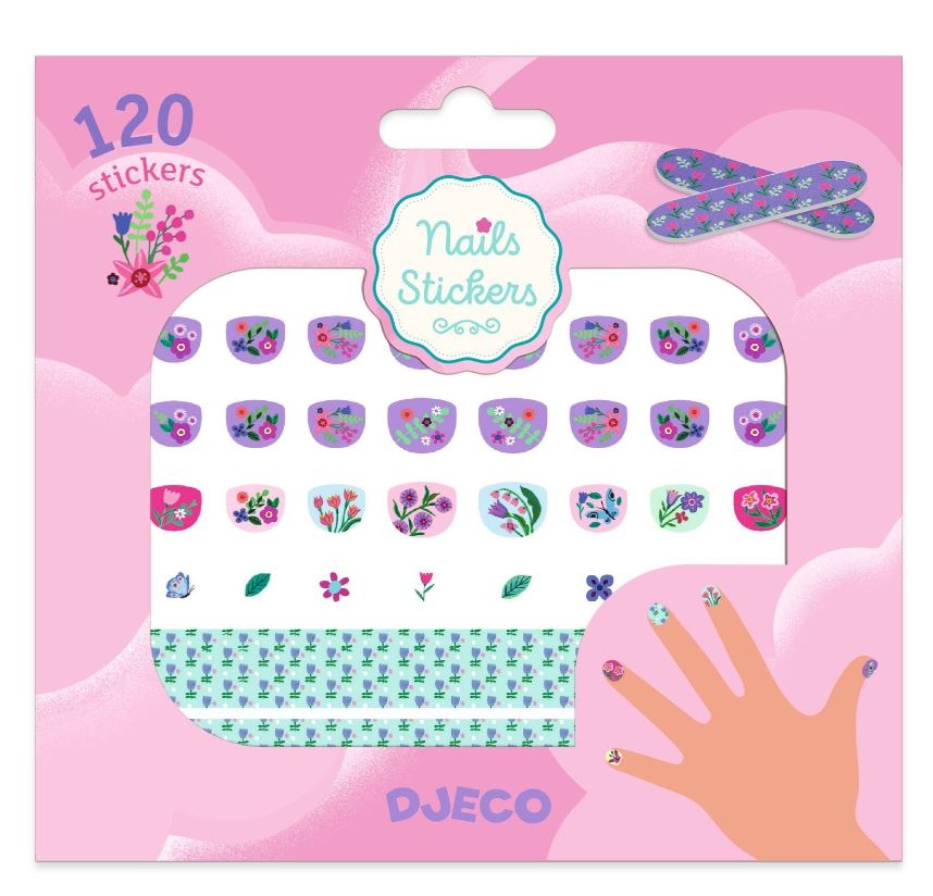 DJECO NAIL STICKERS - LITTLE FLOWER #CO 10#