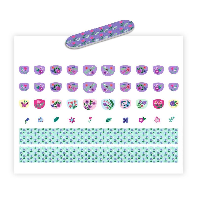 DJECO NAIL STICKERS - LITTLE FLOWER #CO 10#