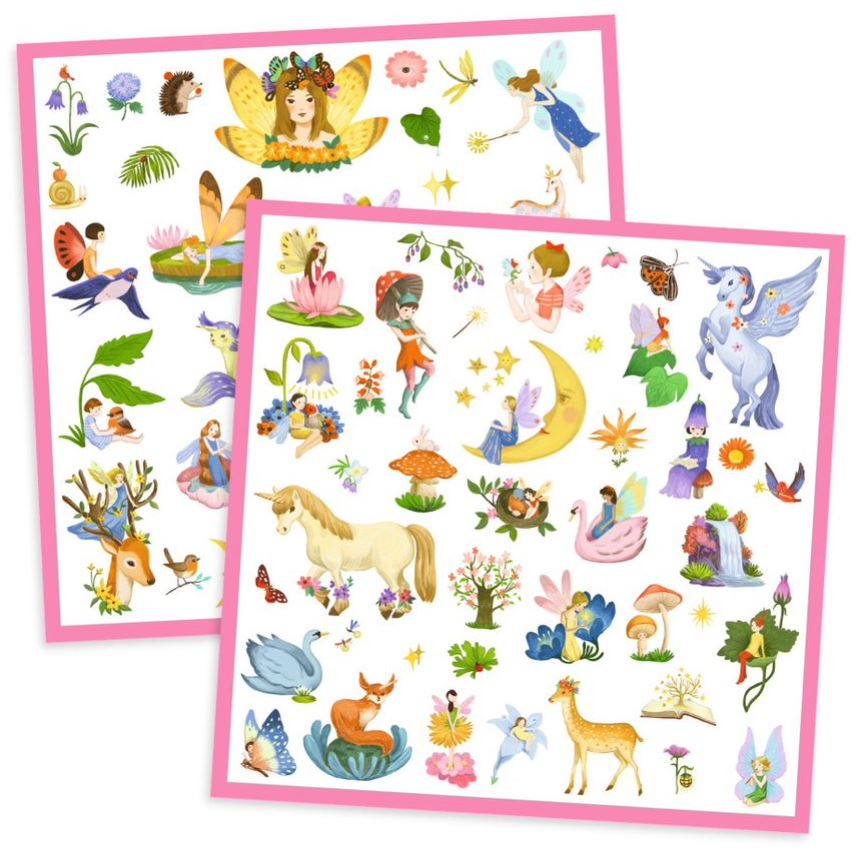 DJECO METALLIC STICKERS - FANTASY
