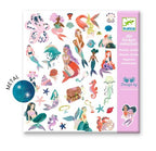 DJECO STICKERS - GLITTER MERMAIDS