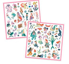 DJECO STICKERS - GLITTER MERMAIDS