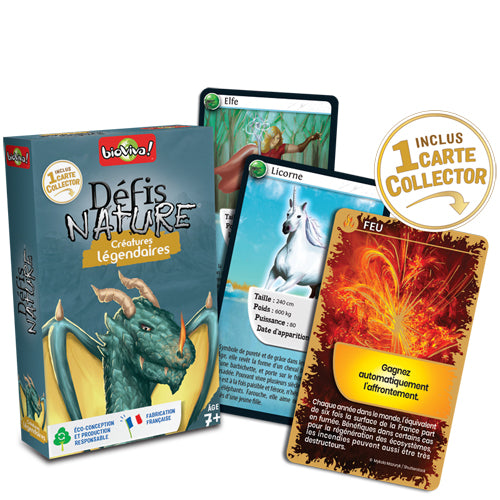 JEU DÉFIS NATURE - CRÉATURES LÉGENDAIRES
