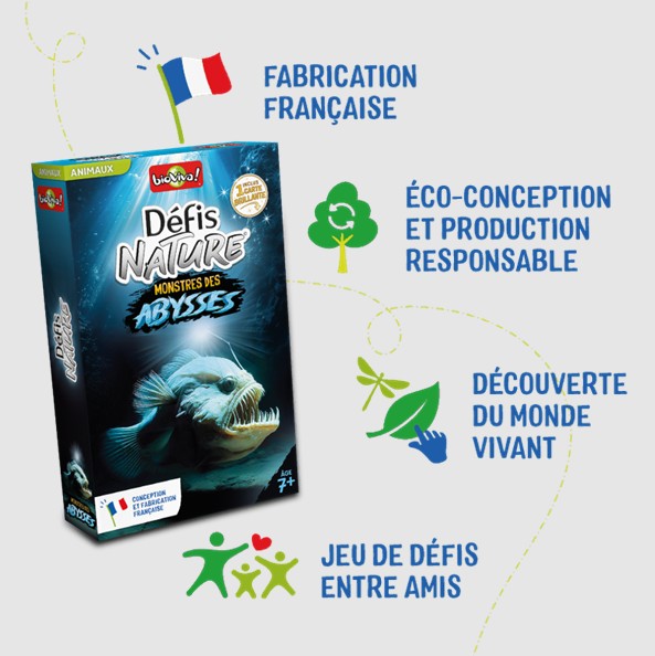 JEU DÉFIS NATURE - MONSTRES DES ABYSSES