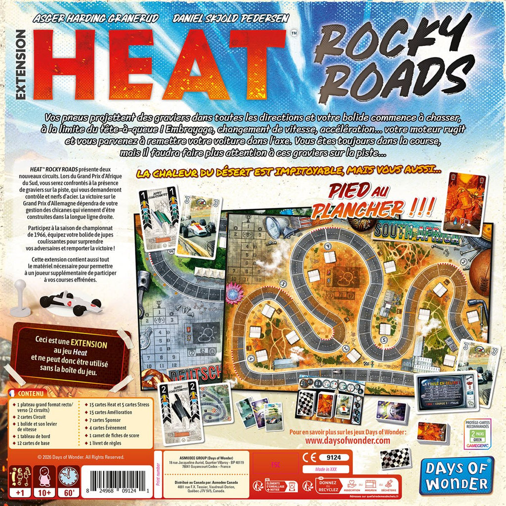 JEU HEAT- EXTENSION ROCKY ROADS - Version française