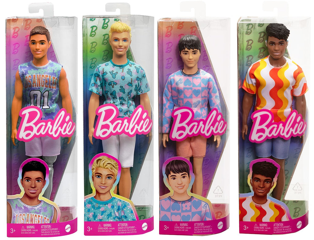 BARBIE FASHIONISTAS - POUPÉE KEN ASST