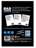 JEU BAD CHOICES - Version française