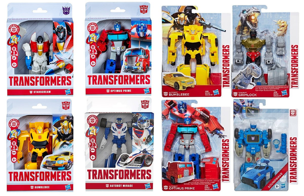 FIGURINES ALPHA SERIES "BEST SELLER" TRANSFORMERS AUTHENTICS 6.9" (17.5 CM) ASST